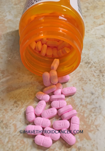 Thyroid medication pills